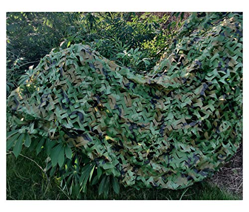 Filet de camouflage voile ombrage pour camping et aménagement terrasse 4x10m