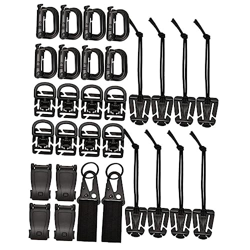 Milisten Outdoor Backpack 1 Set of 30 Pcs Package Bag Storage Pockets for Camping