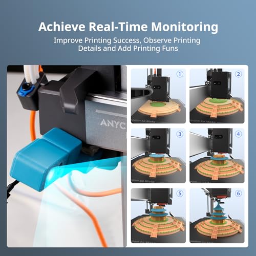 Image of Anycubic Kobra 3 3D Printer Camera,Real-Time and Remote Monitoring | Ultra Clear Resolution, Easy to Assemble and DIY, Fits Kobra 3,Kobra 3 Combo,Kobra 3 Max,Kobra 3 Max Combo, Kobra 2 Series