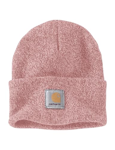 Carhartt Men's Knit Cuffed Beanie, Rose Tint/Soft Rose Maral, One Size