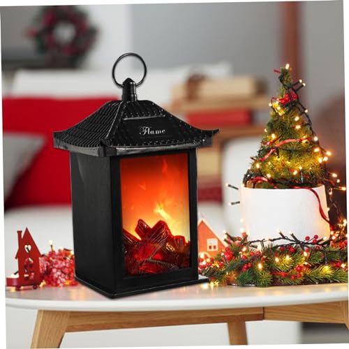 Chimenea LED de escritorio para iluminar espacios pequeños sin cables 3