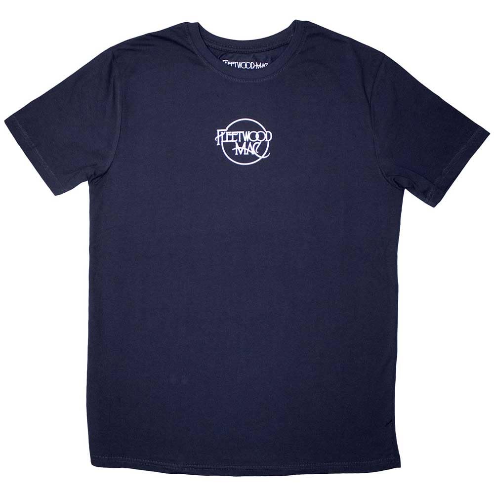 Rock Off officially licensed products Fleetwood Mac mini Classic Logo T Shirt XL Navy