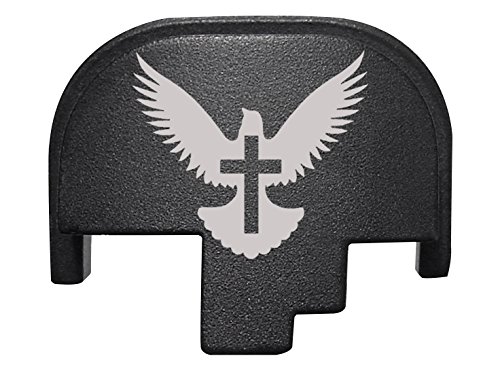 NDZ Performance Rear Back Plate for Smith & Wesson S&W M&P 2.0 Full-Size Compact Black - Bible Dove Cross