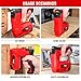 Werktough 4V Cordless Staple Gun Red Brad Nailer DIY 2 in 1 Electric Staple Gun USB Cable 2000pcs Staple T50 18GA
