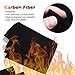2 Pcs Carbon Fiber Welding Blanket Felt High Temp Heat Protective Sheet Torch Shield