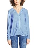 Street One Streifen Bluse mit Raffung am Saum