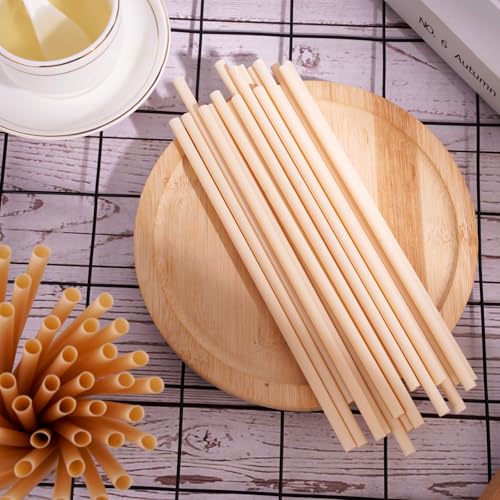 200 Pitillos biodegradables de bambú reutilizables 5 pulgadas miniatura 7