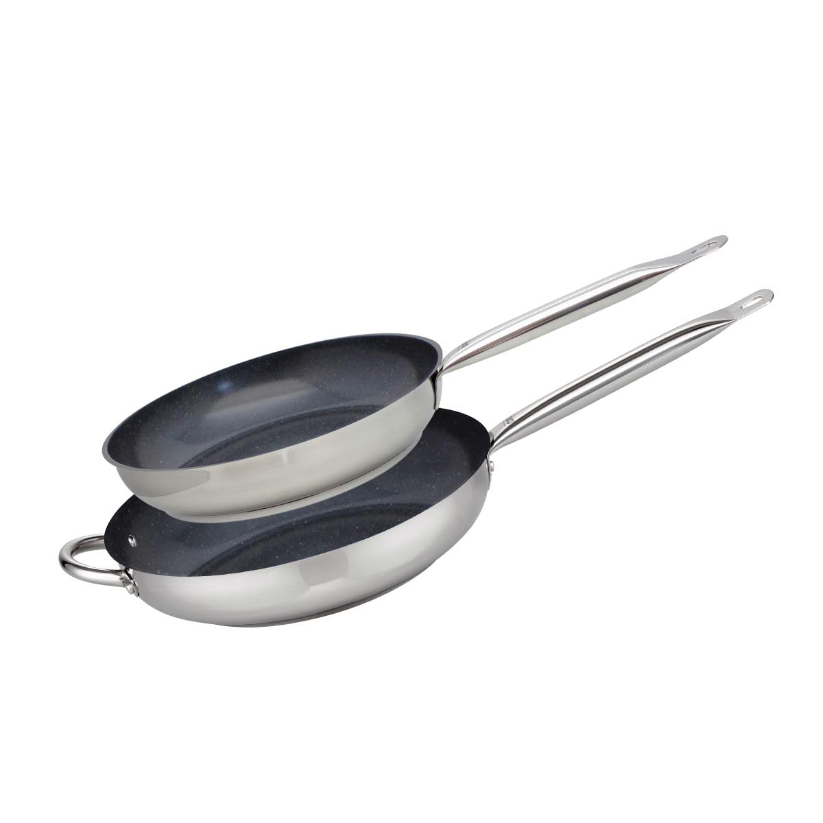 Poêle induction Elo en acier inoxydable 18/10 haut de gamme, set 28 et 32 cm