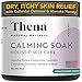 Organic Eczema Soak Bath Therapy for Babies Kids Adults, 100% Natural Itch Relief Soothe Calm Relieve Dry or Itchy Skin, Oatmeal Dead Sea Salt Lavender Essential Oil Calendula Chamomile