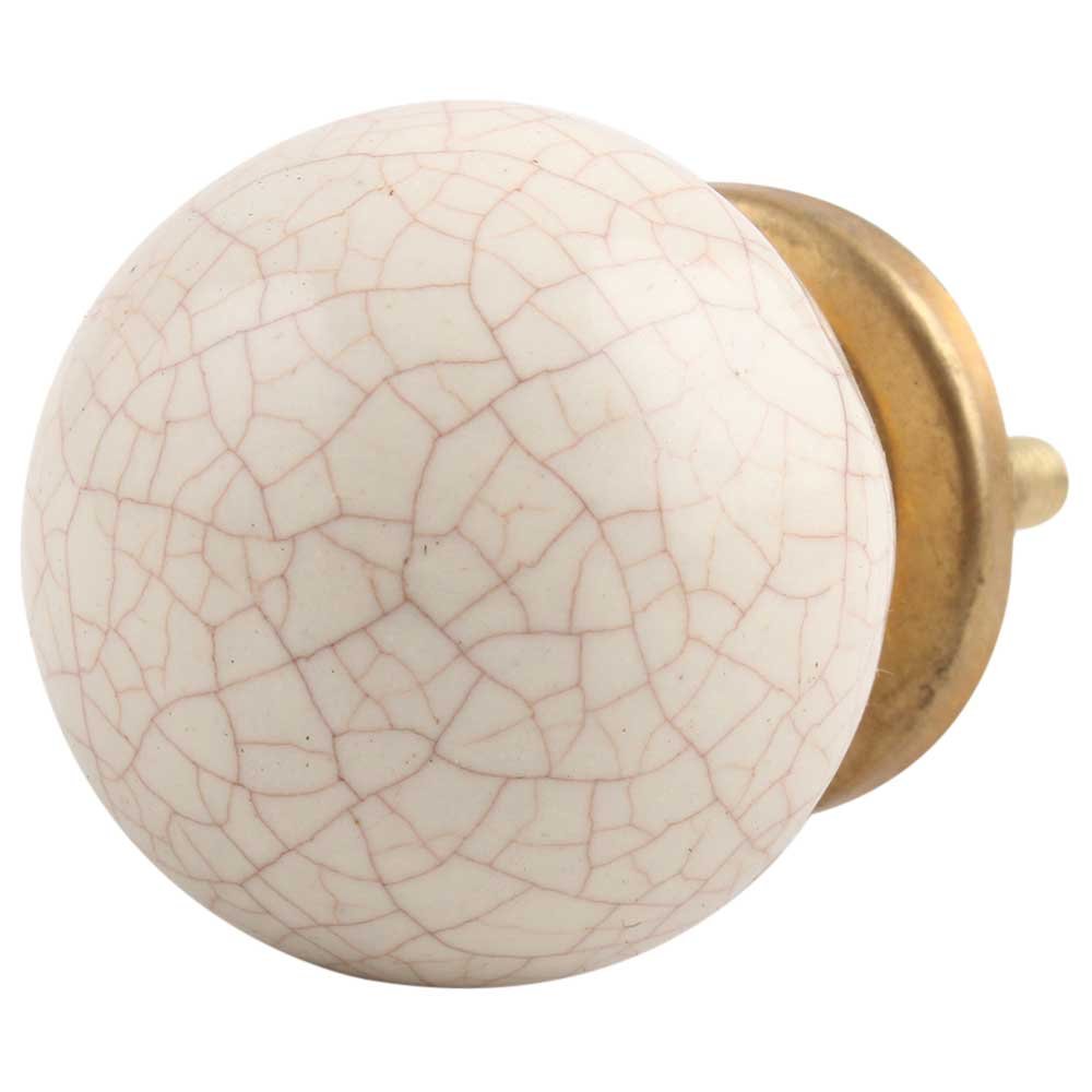 Indian-Shelf 8 Ceramic Cabinet Knobs for Dresser Drawer Round