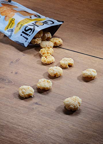 GROKSi! Classico 1x 60g laktosefrei glutenfrei ohne Kohlenhydrate Snack aus Italien Käse Parmesan Cracker Protein, Grana Padano, 60 g