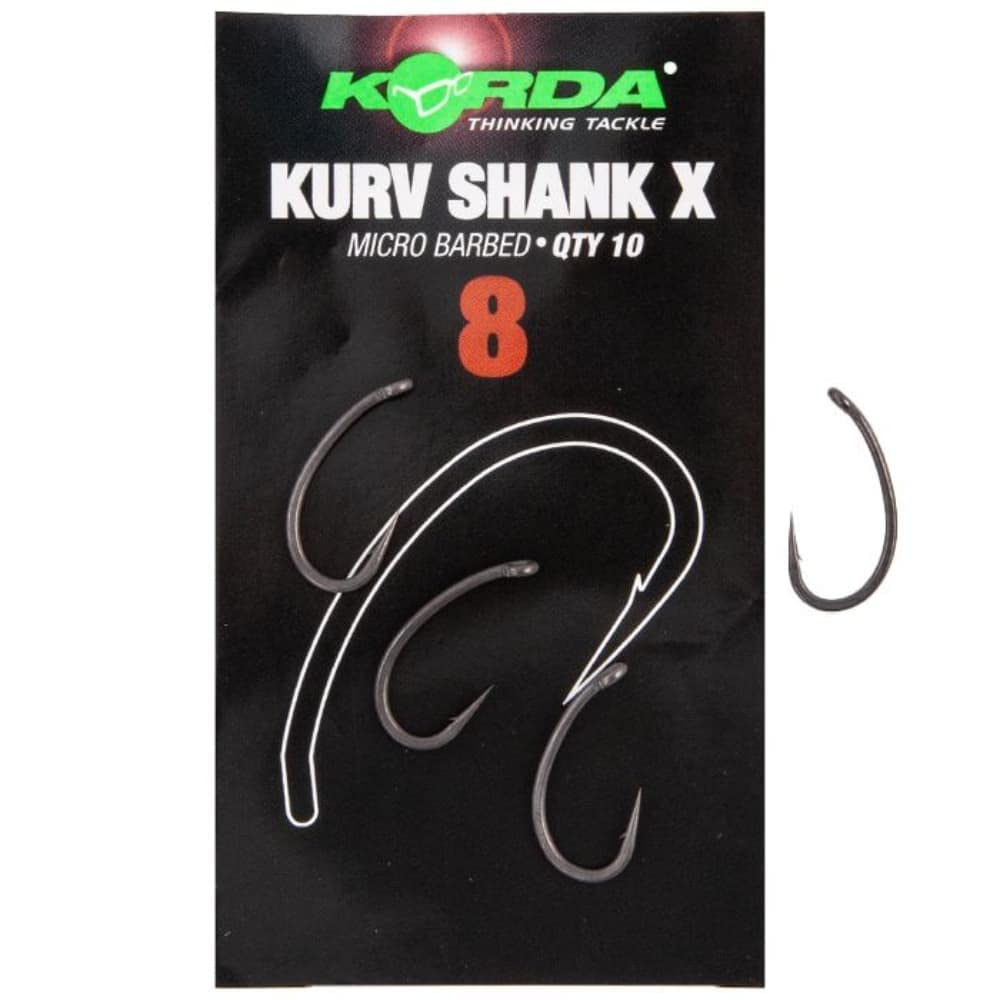 KordaKurv Shank X Micro Barbed Hooks