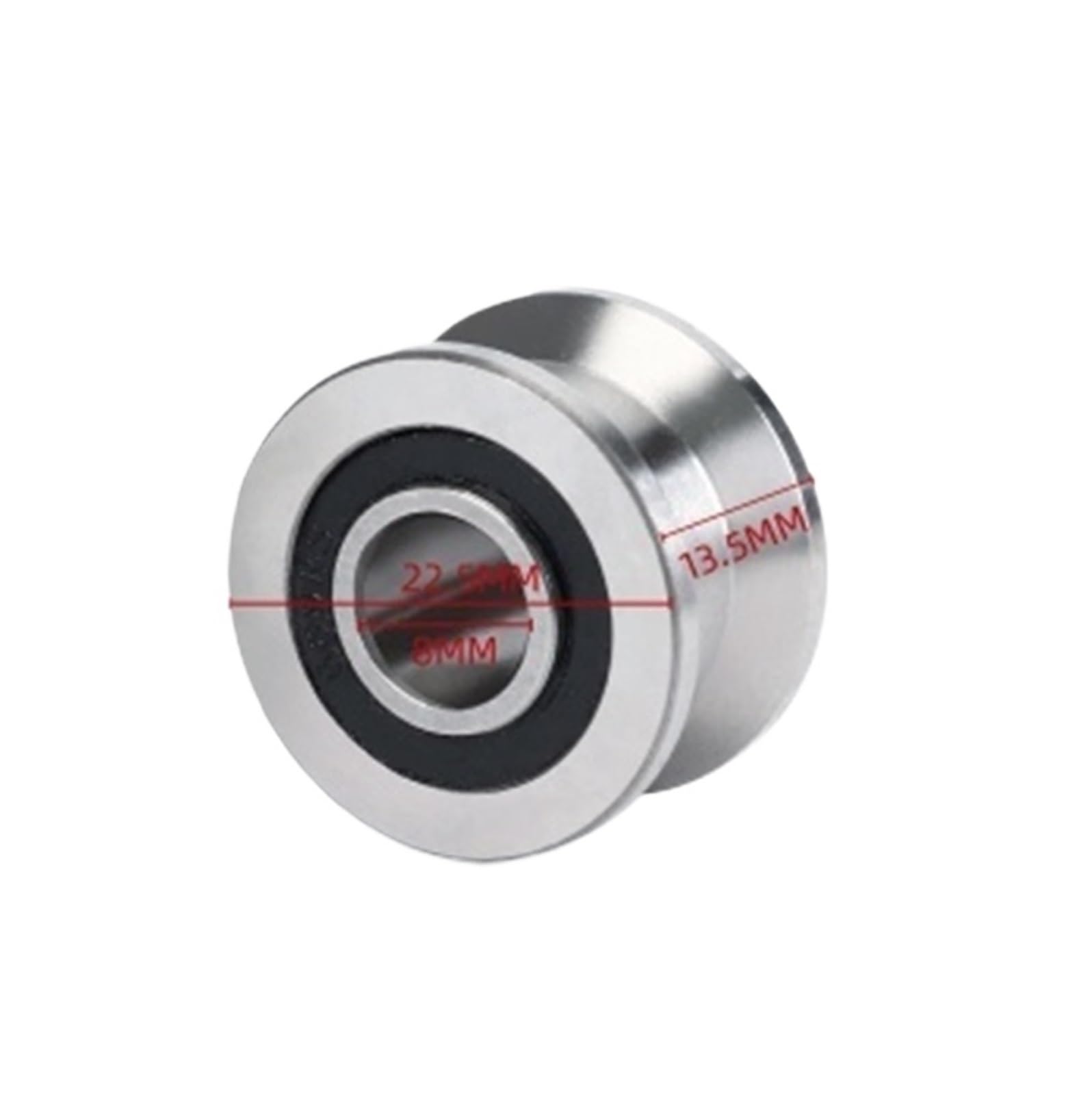 10 Sztuk TU22 8mm V/U Łożyska Koła Pasowego T22 8 * 22.5 * 14.5 * 13.5 Mm Łożysko Kulkowe Rolkowego TU-22 | T22