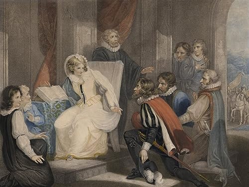 Toile modern peinture Reine Elizabeth I de Richard Westall aux finitions premium