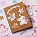 Navy Peony Magical Rainbow Unicorn Stickers (34pcs) – for Helmets, Water Bottles