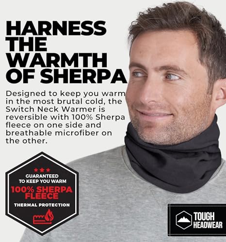 Tough Headwear NW - SOLID - BLACK Swtich Winter Neck Gaiters thumb #1