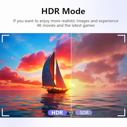 Image of 23.8 inch Large Portable Monitor, 2.5K QHD 180Hz Laptop Screen Extender, 150% RGB 178 IPS, Speakers & USB Hub for Office /Gaming with Kickstand, Travel Monitor for Laptop /PC /Mac /Xbox, VESA USB-C & HDMI