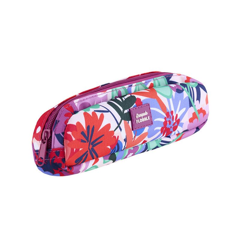 Derrière La Porte (DLP) Pochette à Couverts Anice (+ 3 Couverts) modèle Matin Fleuri Escapade Florale