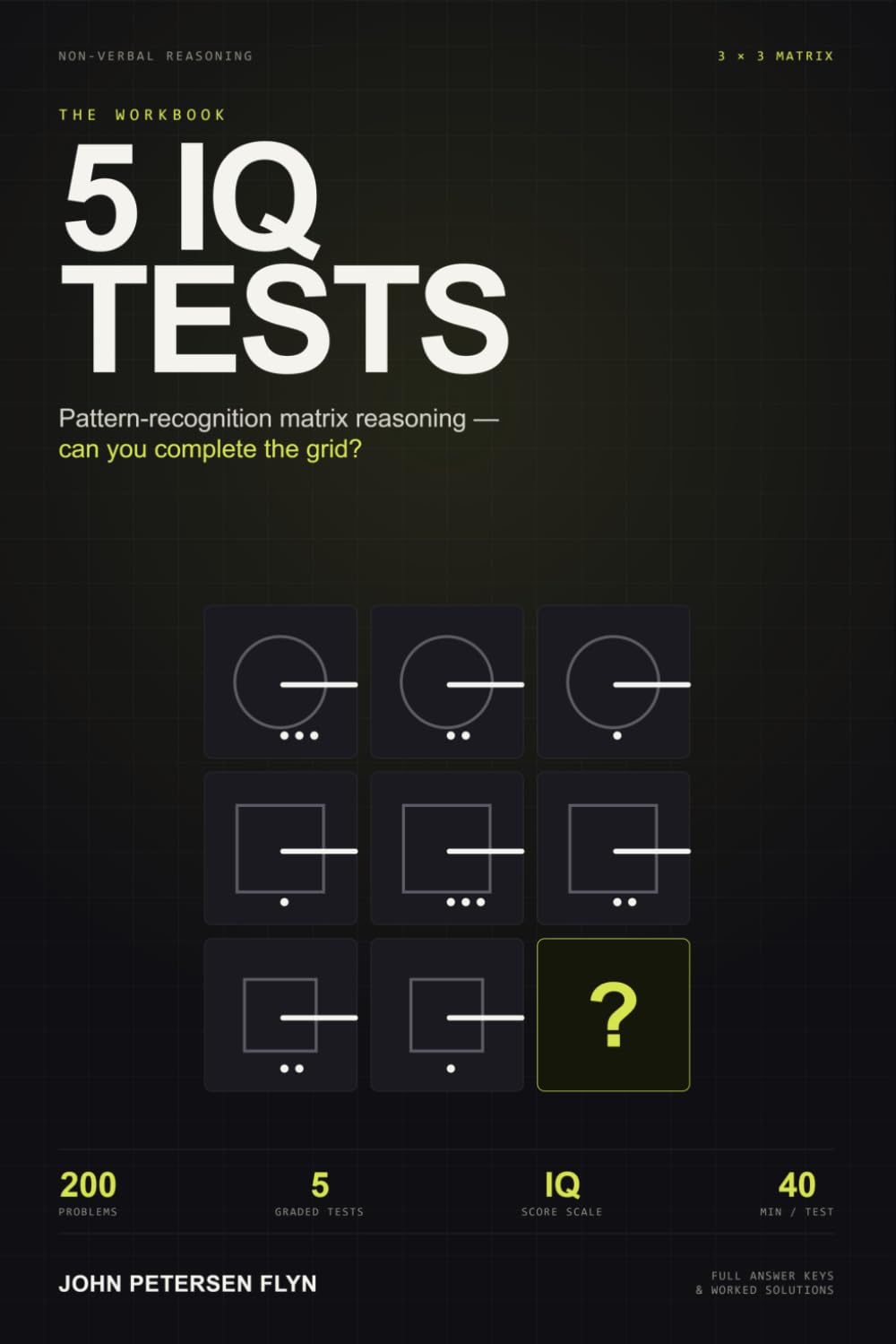 5 IQ TESTS (IQ TESTS AND GAMES)
