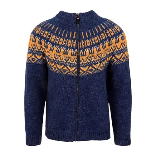 Abrigo de invierno para hombre, estilo informal, con cremallera, BU1, L
