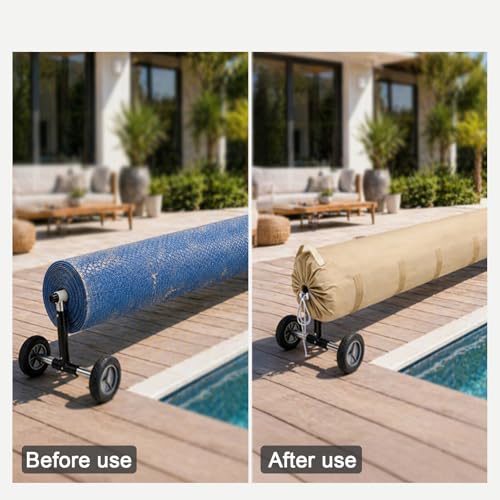 Funda Solar para Carrete de Piscina, Resistente al Agua y UV, 18FT miniatura 5