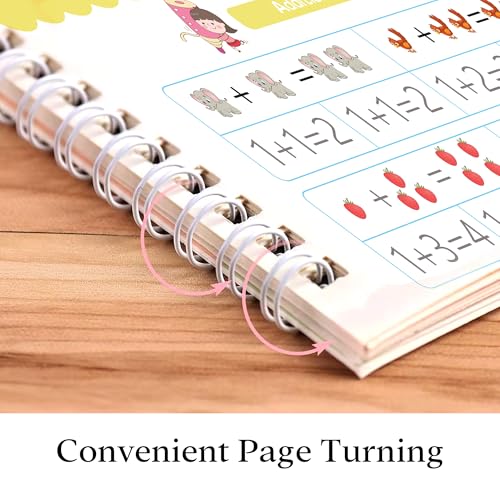 Image of Wonder Magic - Pack of 4 Books Interactive Learning Set: Maths, Drawing, Numbers & Alphabet | Ages 3-6 | 6+ Hours of Skill-Building Fun