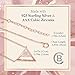 Chic Bijoux Cubic Zirconia Necklace for Women – Pendant made with Round CZ stones and 925 Sterling Silver – Gift for Her Birthday, Rose Gold Jewelry