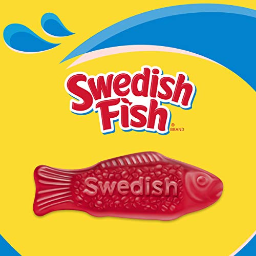 SWEDISH FISH Mini Soft & Chewy Candy, 240 - 0.21 oz Packs