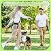 VZXZXE Leckerlitasche für Hunde, Leckerlibeutel für Hunde mit Kotbeutelspender 19*18cm Verstellbarem Bund, Vielseitig Futterbeutel Hundetraining für Spaziergänge, Training, Fütterung, Bauchtasche Hund