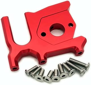 Raidenracing Aluminum Sliding Motor Mount Motor Plate for Armma Mojave Typhon Senton Kraton Outcast Talion ARA320468 ARA320469 - RED