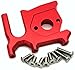 Raidenracing Aluminum Sliding Motor Mount Motor Plate for Armma Mojave Typhon Senton Kraton Outcast Talion ARA320468 ARA320469 - RED