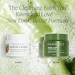 Farmacy Makeup Remover Cleansing Balm - Green Clean Waterproof Makeup Remover Balm + Oil Cleanser for Face - Gently Removes Make Up + SPF while Hydrating Skin (200ml) - Image 2