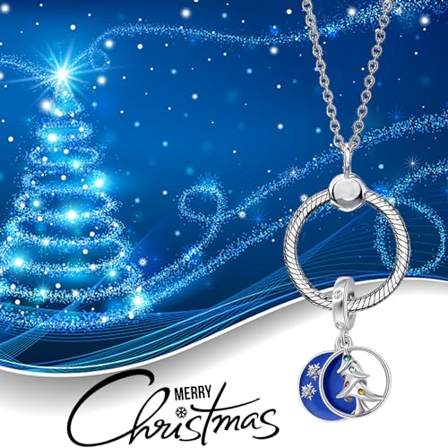 Image of Christmas Elf Deer Gingerbread Man Penguin Sweet Candy Charm for Pandora Bracelet