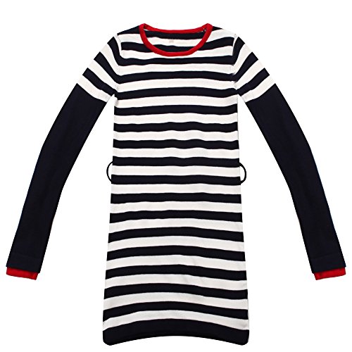 Richie House Big Girls' Striped Sweater Dress Size 5-10 RH0840