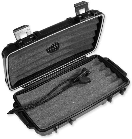 Herf-a-Dor Travel Humidor 5 Cigar Capacity-Durable, Airtight, Crushproof Travel Humidor