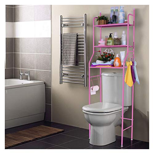 Bodentoilettenständer, Wasserdichtes 3-Lagen-Ablagefach für Waschmaschine Kein Bohren Badezimmerregal