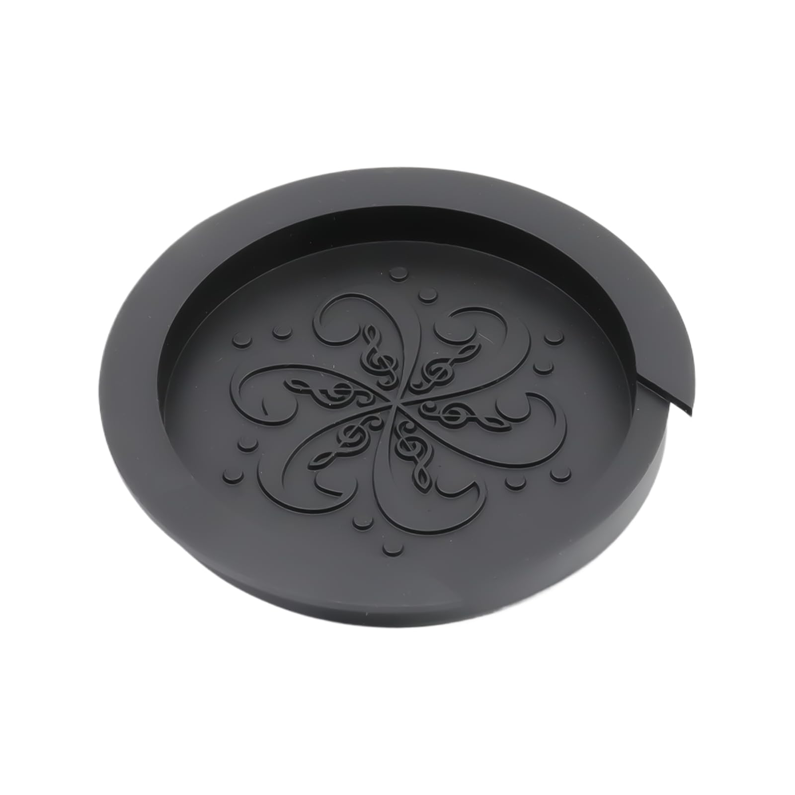 LC LICTOP Black Acoustic Guitar Sound Hole Cover Fit for 100mm/3.94