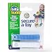 Baby Buddy Secure-A-Toy, Safety Strap Secures Toys, Teether, or Pacifiers to Strollers, Highchairs, Car Seats—Adjustable Length to Keep Toys Sanitary Clean Blue-White 2 Count