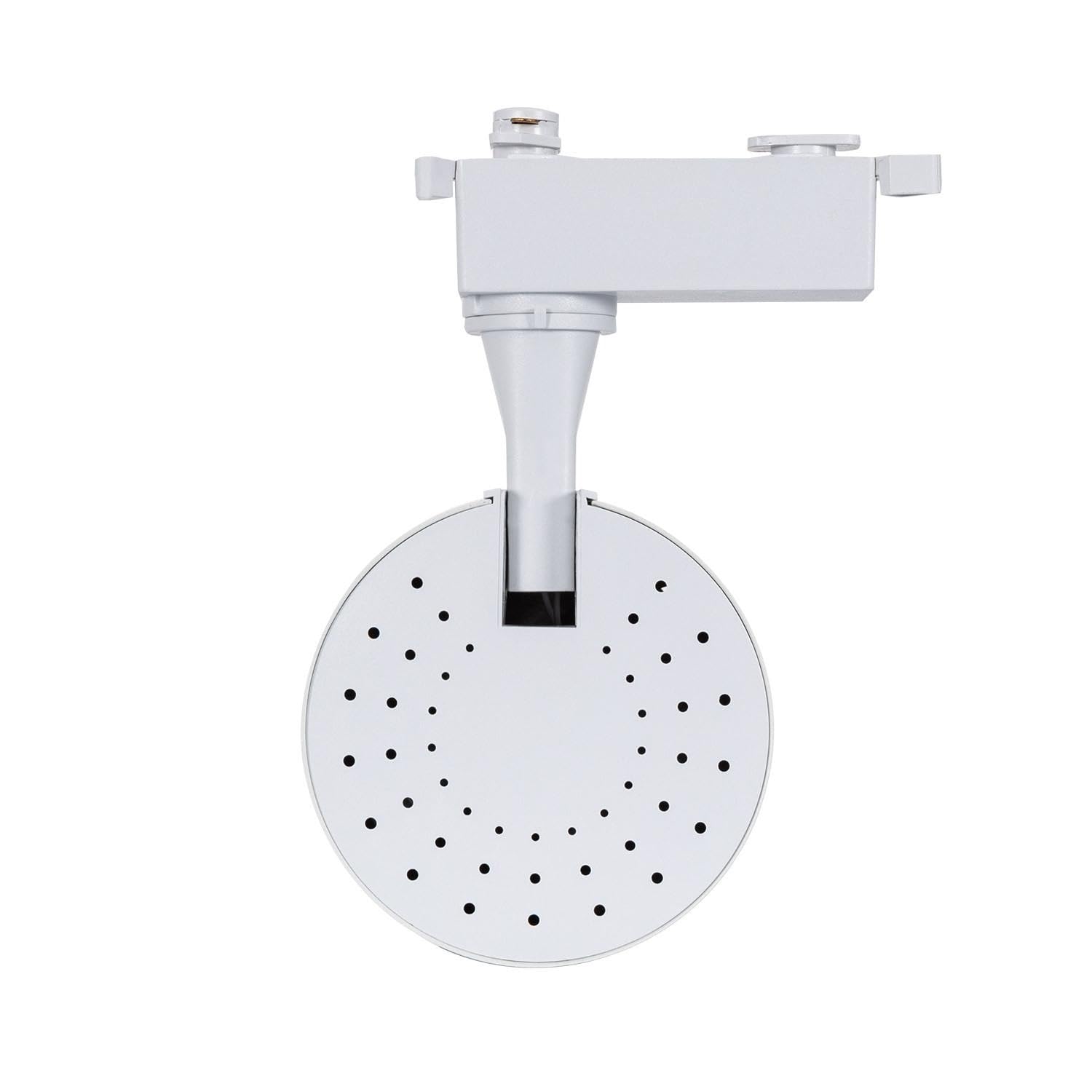 LEDKIA LIGHTING - Spot LED sur Rail Monophasé 40W | Éclairage Polyvalent et Orientable | Technologie COB | Usage Tertiaire | 2800 lm, Blanc Chaud 3000K, Polycarbonate