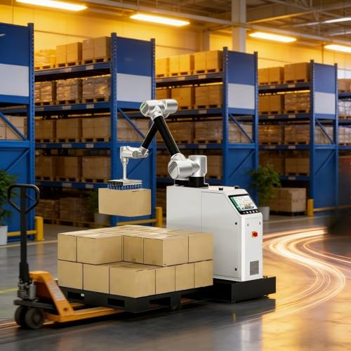 Heavy-Duty Industrial Palletizing Robot Automatic Palletizing Machine for 5-50kg Bag and Case Handling High-Speed Robotic Palletizer System for Manufacturing Plants and Logistics Centers