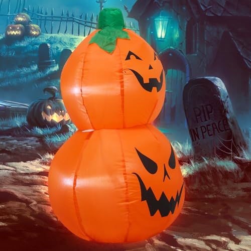 3.5feet Halloween Inflatable Blow up Pumpkin Indoor Decorations - image 4