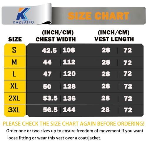 Kazsaifo Hi Vis Reflective Safety Vest for Men Women with Chest Pocket Mesh High Visibility Class 2 Construction Vest,Meets ANSI/ISEA Standard(KZ179-Yellow-L)