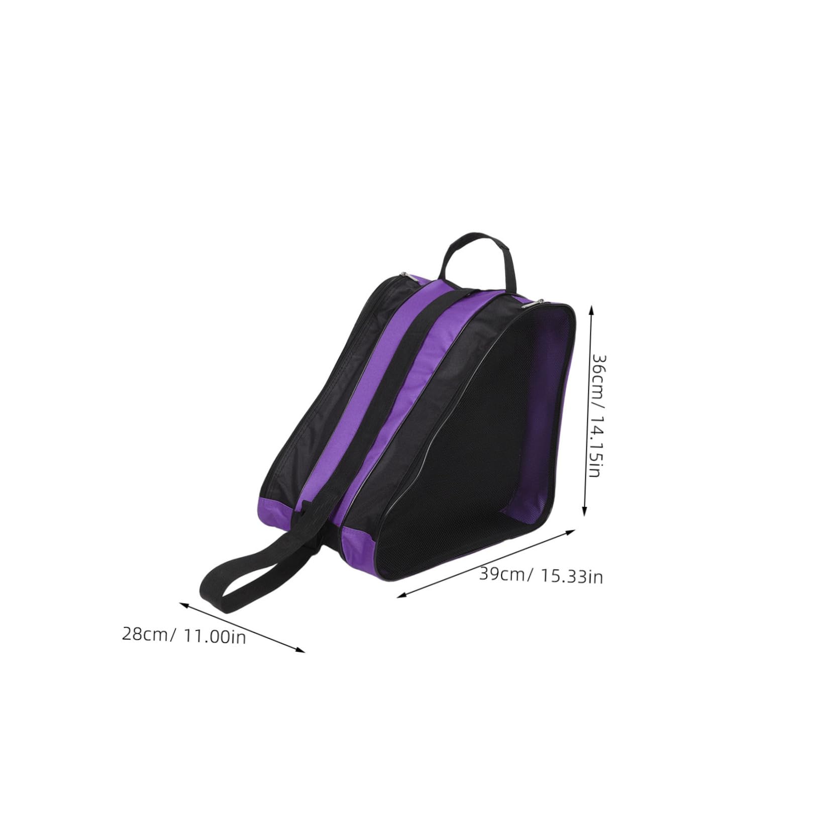 Yardwe 2pezzi Borsa Per Pattini Rotelle Da Borsa Spaziosa Per Scarpe Da Pattinaggio Zaino Portatile Con Cerniera Organizzatore Per Pattini e Attrezzatura