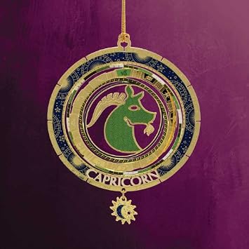 ChemArt 2.5" Collectible Keepsakes Zodiac Sign Capricorn Christmas Ornament