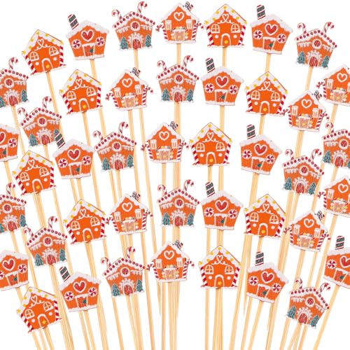 Hushee 400 Pcs Christmas Cocktail Picks Bulk 4.72