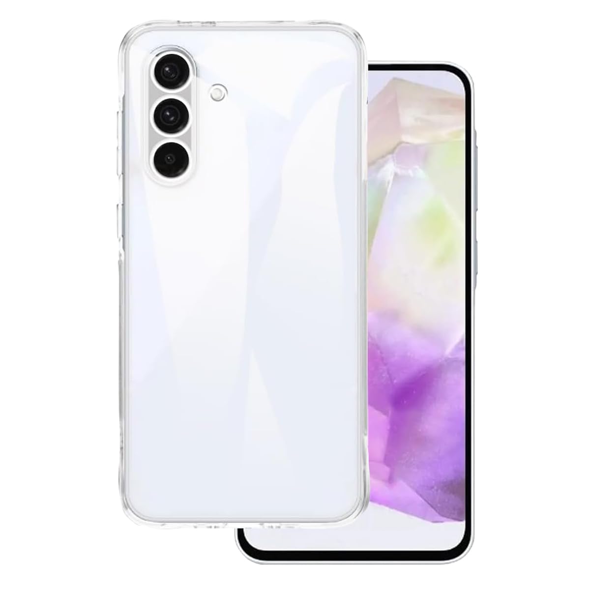 Galaxy A56 ケース クリア 黄変防止 Galaxy A56 カバー 薄型カバー ギャラクシー A56 保護ケース TPU素材 galaxy a56 用の スマホケース 米軍MIL規格取得 すり傷防止 2重構造 耐衝撃