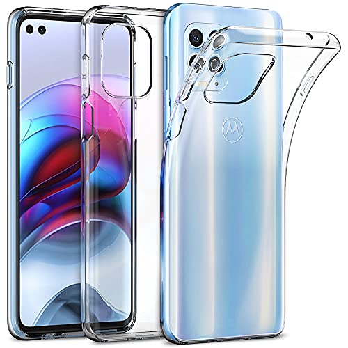 Moto Edge S Case, Moto G100 Case, Raysmark Ultra [Slim Thin] Scratch Resistant TPU Rubber Soft Skin Silicone Protective Crystal Clear Case Cover for Moto Edge S/Moto G100 (Clear)