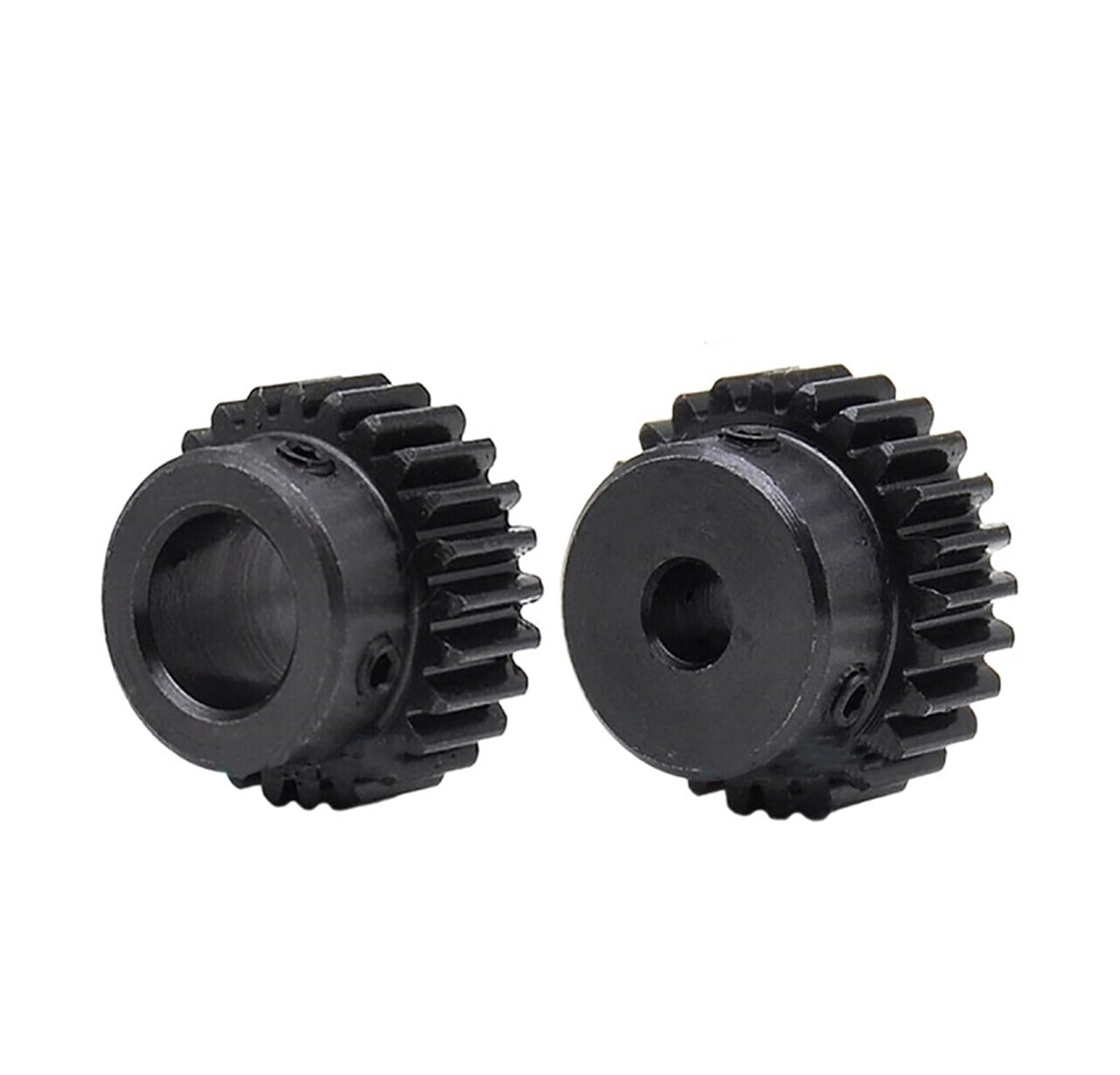 Engrenage d'entraînement de moteur en acier Engrenage de Transmission en métal, 1 pièce, 1M, 5-12mm, alésage en acier, pignon en métal Mod 1 moteur, engrenage convexe(1M-40T(Bor