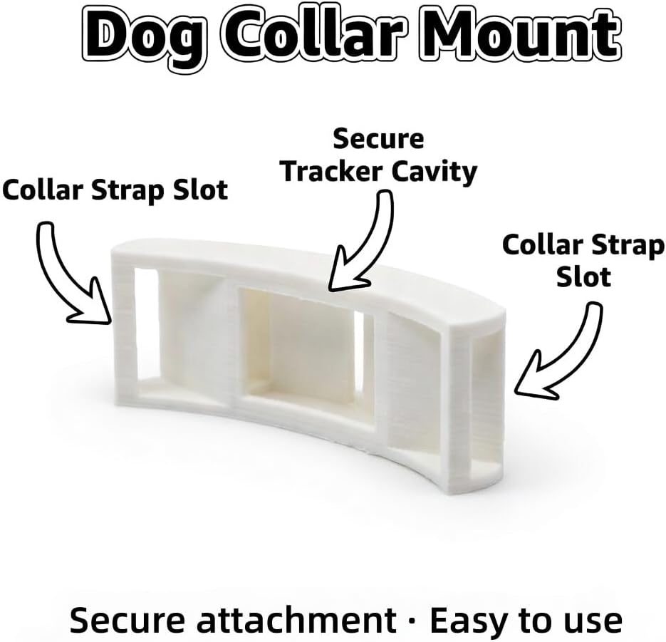 Secure Mount Holder Compatible with Fi Dog Collar Tracker - Reliable Accessory for Pet Location Monitoring - Durable Lightweight Outdoor Fit & Easy Installation