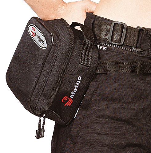 Safetec Mochila Mini para Tanque de Moto  Negro  17 x 13 12 cm